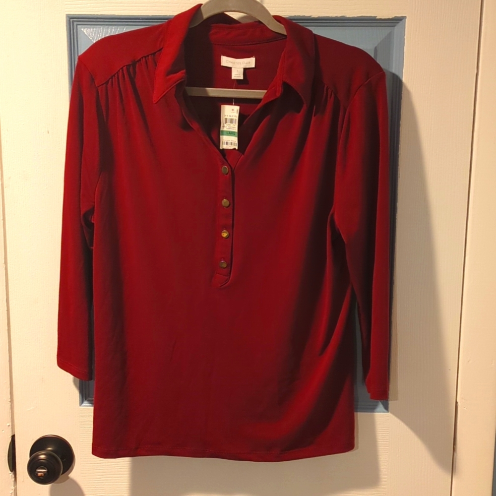 Lady's Pullover Polo Top NWT